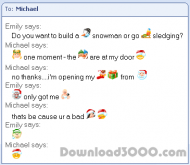 Christmas Emoticons For MSN Messenger screenshot